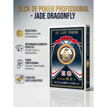 Imagem de Baralho Ju Lun Poker Cartas de Jogar Clássicas Design Detalhado Ouro