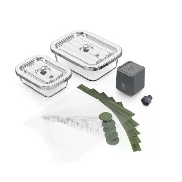 Imagem de Conjunto de seladora, potes de vidro, sacos e rolhas para fechamento a vácuo Electrolux