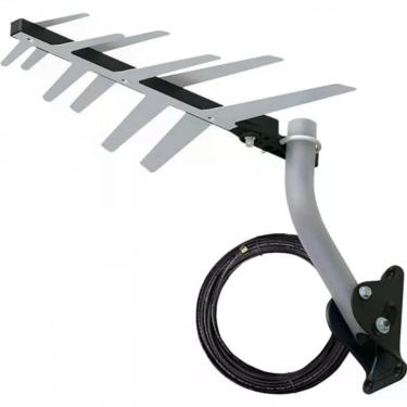 Imagem de Antena Externa Tv 2 Em 1 Uhf/Hd Com Cabo Exclusivo Full Hd Dtv-1500 Aquario