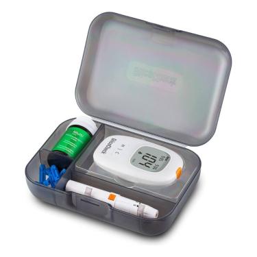 Imagem de Monitor De Glicemia Glicocheck Aparelho Medidor de Glicose MultiSaude 