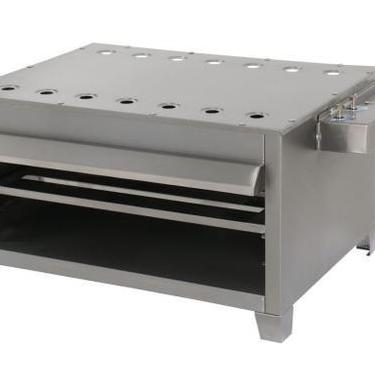 Imagem de Forno Salamandra a Gás 50x50 cm Inox SLG - 5 Metalmaq