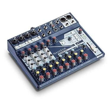 Imagem de Soundcraft Notepad-12FX pequeno formato analógico doze canais misturador console com USB I/O e efeitos de léxico (5085985US)