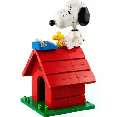 Imagem de Kit de Construção 21368 Peanuts: Casinha do Snoopy Figura Articulada com Céu Estrelado Branco Lego