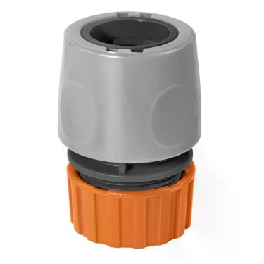 Imagem de Engate Rápido Tramontina com Sistema Aquastop Rosqueado para Mangueira 1-2 Pote com 40 Unidades Branco