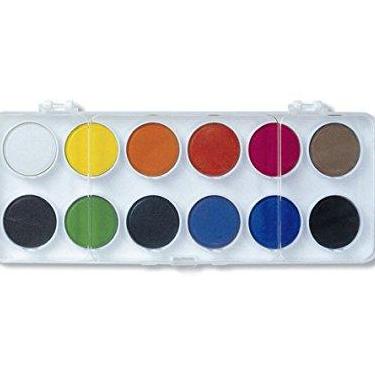 Imagem de Aquarela em Pastilha com 12 Cores Ref.171510 Koh-I-Noor