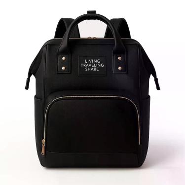Imagem de Mochila Maternidade Térmica Impermeável Grande Com Bolso Frontal E Div