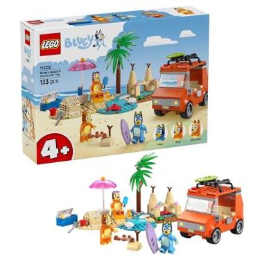 Imagem de LEGO Bluey: Viagem à Praia no Carro da Família da Bluey; Kit de Construção Pré-escolar 11202