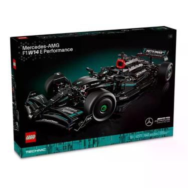 Imagem de Brinquedo Lego Technic Mercedes-amg F1 W14 e Desempenho Modelo em Escala 1:8 1642 Peças Branco Plástico 9CM