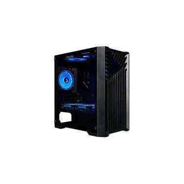 Imagem de Gabinete Gamer Rise Mode X1, Mid Tower, ATX, Lateral em Vidro Temperado, Sem FANs, Preto - RM-X1-01-FB