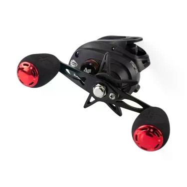 Imagem de Carretilha Pesca Esportiva Albatroz M21 Pro Black Red 6 Rol. 7.2:1 Dra