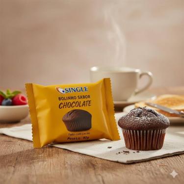 Imagem de Bolinho de Chocolate - Single - Caixa com 16 Unidades de 40g - Cupcake