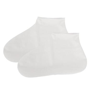 Imagem de Capas de sapato impermeáveis de silicone para sapatos de látex protetor para chuva, neve e solo lamacento, protetores de sapatos de silicone capas de sapato pretas impermeáveis overshoes impermeáveis