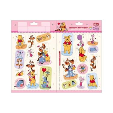 Imagem de Adesivo Duplo Tilibra Pooh G 145x232mm