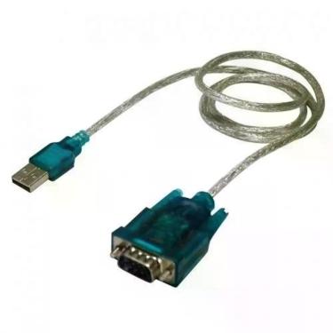 Imagem de Cabo Conversor Usb A X Serial Rs232 Db9 9 Pinos