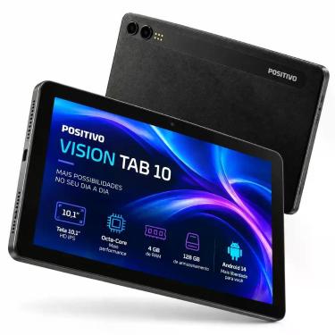 Imagem de Tablet Positivo Vision Tab 10 10,1 128GB 4GB RAM 4G WiFi Android 13 Oc