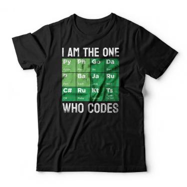 Imagem de Camiseta The One Who Codes Studio Geek, 2P, Preto