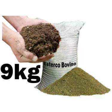 Imagem de Esterco bovino curtido puro sem terra para hortas de verduras, plantas