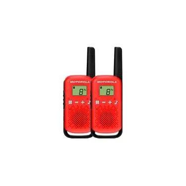 Imagem de Rádio Comunicador Motorola Talkabout  T110BR, 26 Canais, 25KM, Vermelho - 71669