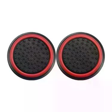 Imagem de 1 Par de Grips p/ controle Anti Derrapante Silicone Botão Analógico do