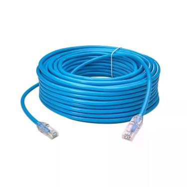 Imagem de Patch Cord 35104013 Transmissão Até 1000 Mbps Conector RJ-45 com Boot Azul Furukawa 20M