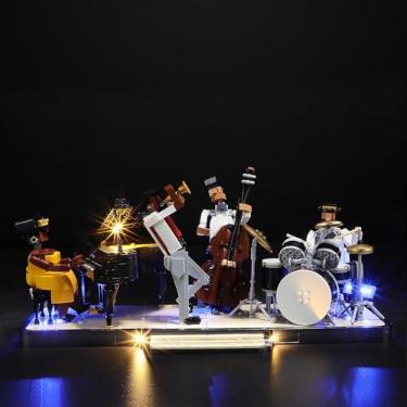 Imagem de Vaodest LED Light for Lego 21334 Jazz Quartet Set,Design and Configuration Compatible with Model 21334(LED Light Only, Not Building Block Kit)