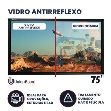 Imagem de Moldura/Lousa Interativa Digital Unionboard Antirreflexo 75