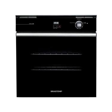 Imagem de Forno de Embutir à Gás 78 Litros Brastemp BOA84AE Preto 220V, Preto, 2