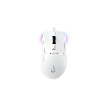 Imagem de Mouse Gamer Rise Mode G1 Pro White RGB, 12000 DPI, 7 Botões, Branco - RM-MG-01-FW