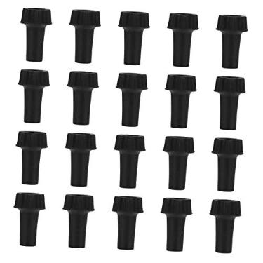 Imagem de Uonlytech 20Pcs Lâmpadas De Luz Preta Ventilador Lâmpada Ventilador De Teto Soquete Tomada De Luz Soquete Botão Peças Da Lâmpada Para Fazer Lâmpadas Substituição De Botões De Lâmpada Botões