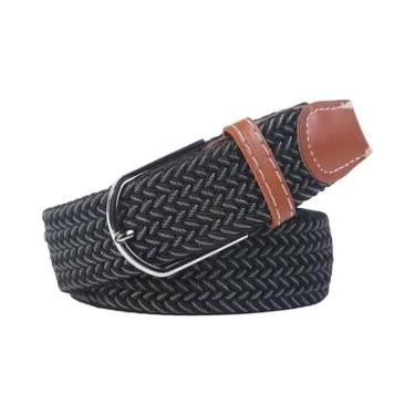 Imagem de Cinto Tático Militar Elástico Trançado Casual Feminino Para Esportes A