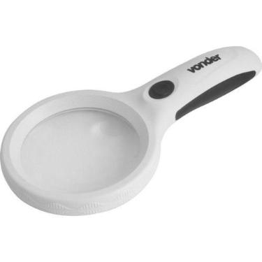 Imagem de Lupa 90mm com LED e lente secundária - Vonder