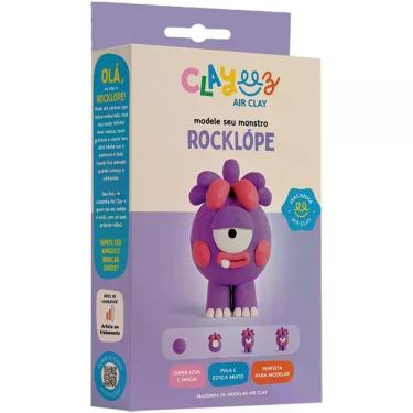 Imagem de Massa para Modelar Criativa Clayeez Monstro Rocklope 38G