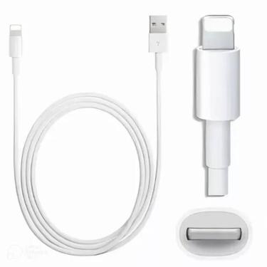 Imagem de Cabo Usb Carregador P/ iPho 8 X Xr 11 12 13 14 15 Pro Pad - Riberken