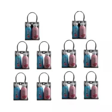 Imagem de Bolsas Transparentes De PVC Macio Para Presentes Com Alça De Botão, Sa