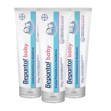 Imagem de Bepantol Kit com 3 Cremes Pomada de Assadura 120gr Cada.