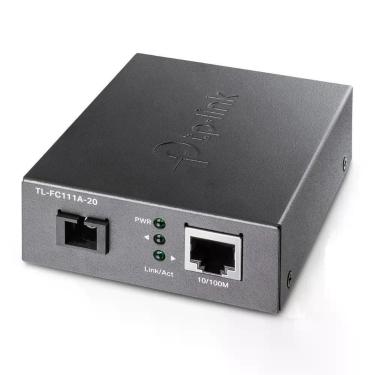 Imagem de Conversor de Mídia 100M TL-FC111A-20 RJ-45 para Fibra Óptica SC WDM Monomodo Até 20 Km TP-Link