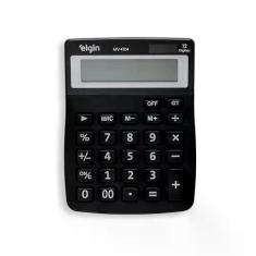 Calculadora De Mesa 12 Dig. Solar/Bateria Preta - ELGIN Calculadora De Mesa 12 Dig. Solar/Bateria Preta - ELGIN