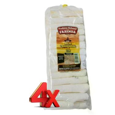 Imagem de Kit 4 Beiju Tradicional 170g Sabores da Fazenda