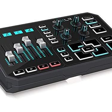 Imagem de TC-Helicon GoXLR Revolutionary Online Broadcaster Platform with 4-Channel Mixer, Motorized Faders, Sound Board and Vocal Effects, Officially Supported on Windows