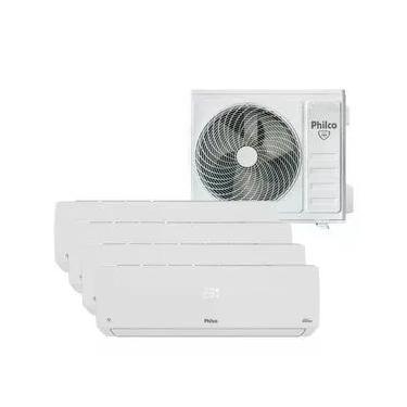 Imagem de Ar Condicionado Quadri Split Inverter Philco 4x12000 BTU/h Quente e Frio PAC42QV - 220 Volts 220