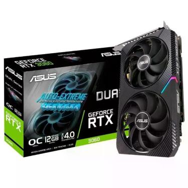 Imagem de Placa de Vídeo RTX 3060 Dual O12G V2 NVIDIA Geforce 12GB GDDR6 LHR Ray Tracing Asus
