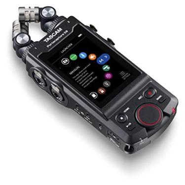 Imagem de Tascam Portacapture X8 Gravador multi-faixa flutuante de 32 bits de alta resolução, gravador portátil, gravador de campo, música, podcast, voz, ASMR, podcast