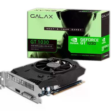 Imagem de Gpu nv gt1030 2gb ddr4 64b galax 30npg4hv00ab