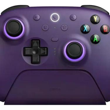 Imagem de Controle Sem Fio 8bitdo Ultimate 2 Gatilhos Hall Tmr Pro Cor Violeta
