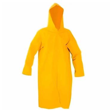 Imagem de Capa de Chuva de PVC Forrado Amarela Tam XG - Plastcor