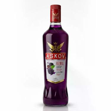 Imagem de Bebida Alcoólica Mista Askov Frutas Roxas 900ml Para Coquetéis e Drink