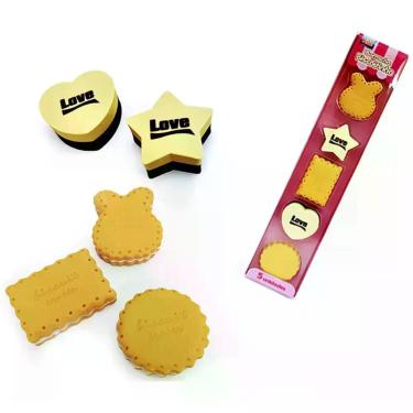 Imagem de Borracha Fantasia Biscoitinho Kaz - Kit com 5 Unidades