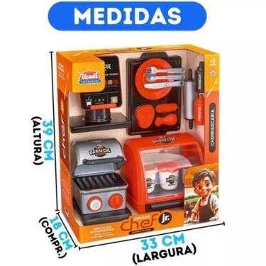 Imagem de Churrascaria do Chef Brinquedo para Brincar e Desenvolver Habilidades 