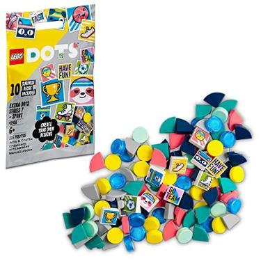 Imagem de LEGO DOTS Extra DOTS S rie 7 Sport 41958 DIY Decora o Conjunto de brinquedos de montar para meninas, meninos e crian as a partir de 6 anos; Kit de acess rios para personalizar artesanato (115 pe as)