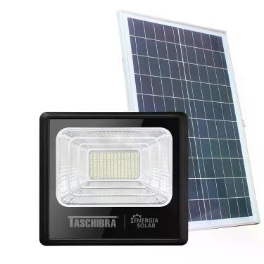 Imagem de Refletor Solar Led Tr Sun Taschibra 100W Preto 6500K C/ Controle Remoto
